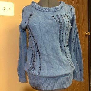 Victoria’s Secret blue cotton sweater size medium